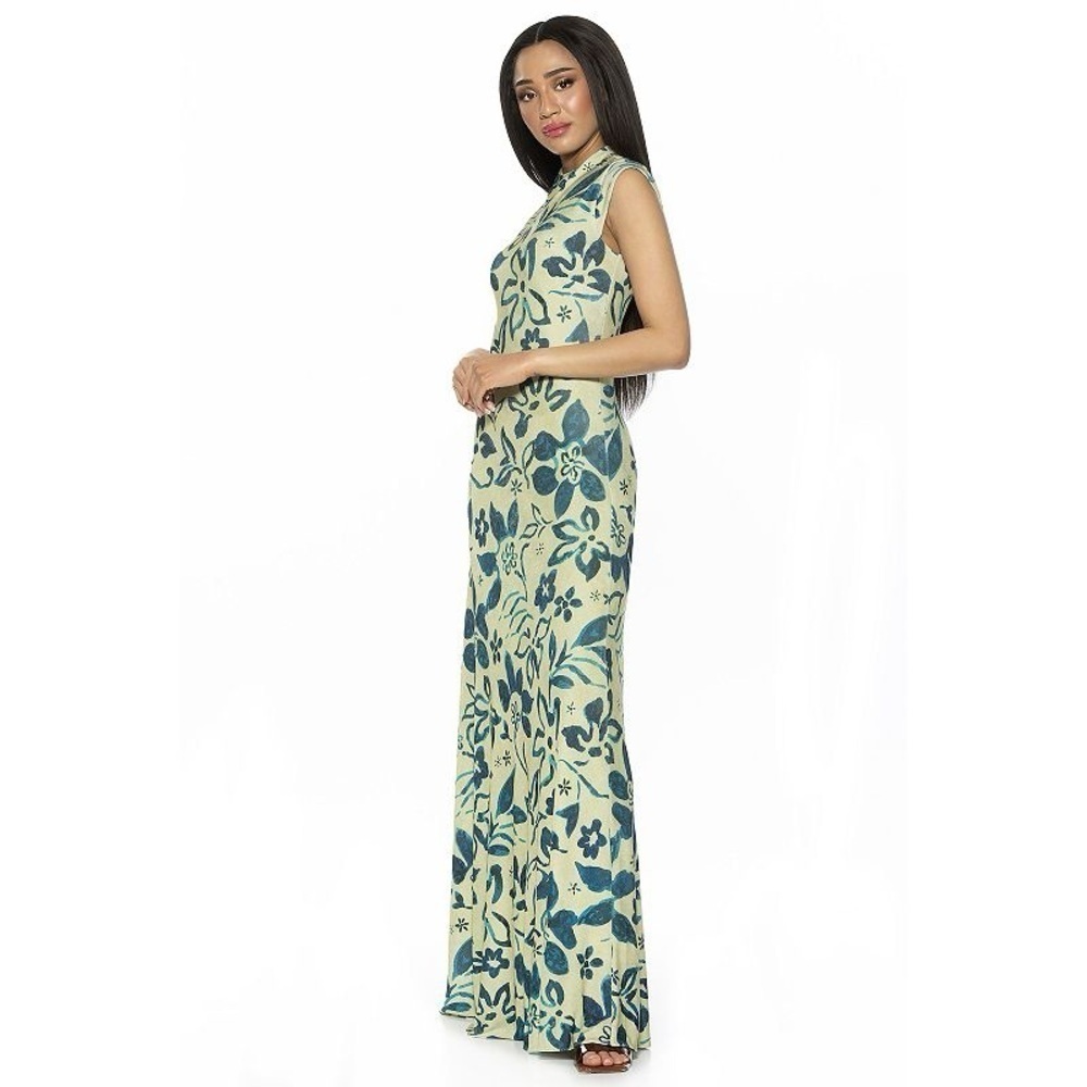 NWT Alexia Admor Nalani Mockneck Maxi Dress Size Medium
